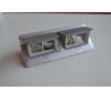 LEGRAND POPUP matný hliník 2x4 moduly (054013)