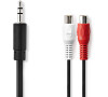 Stereo Audio Kabel NEDIS CAGB22250BK02