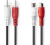 Stereo Audio Kabel NEDIS CAGB24205BK20