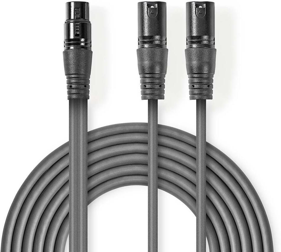 Vyvážený Audio kabel NEDIS COTH15020GY15