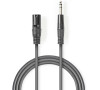 Vyvážený Audio kabel NEDIS COTH15100GY50