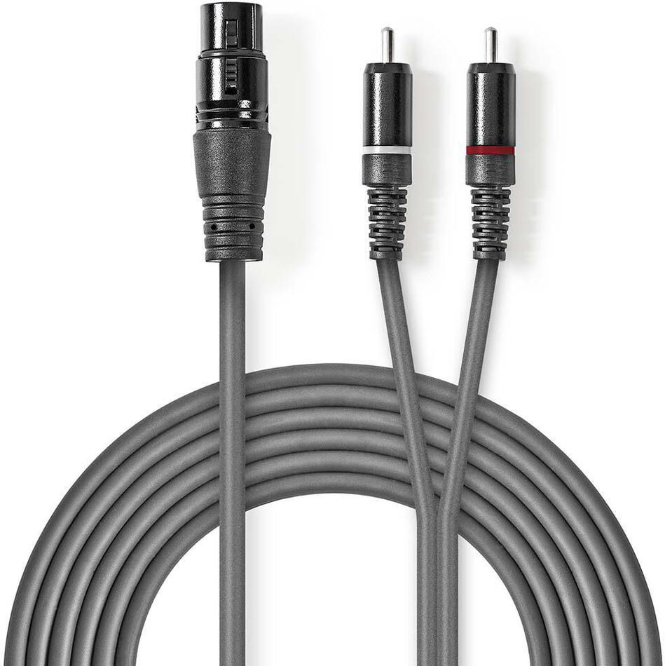 Vyvážený Audio kabel NEDIS COTH15220GY15
