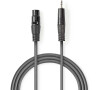Vyvážený Audio kabel NEDIS COTH15300GY15