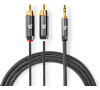 Stereo Audio Kabel NEDIS CATB22200GY50