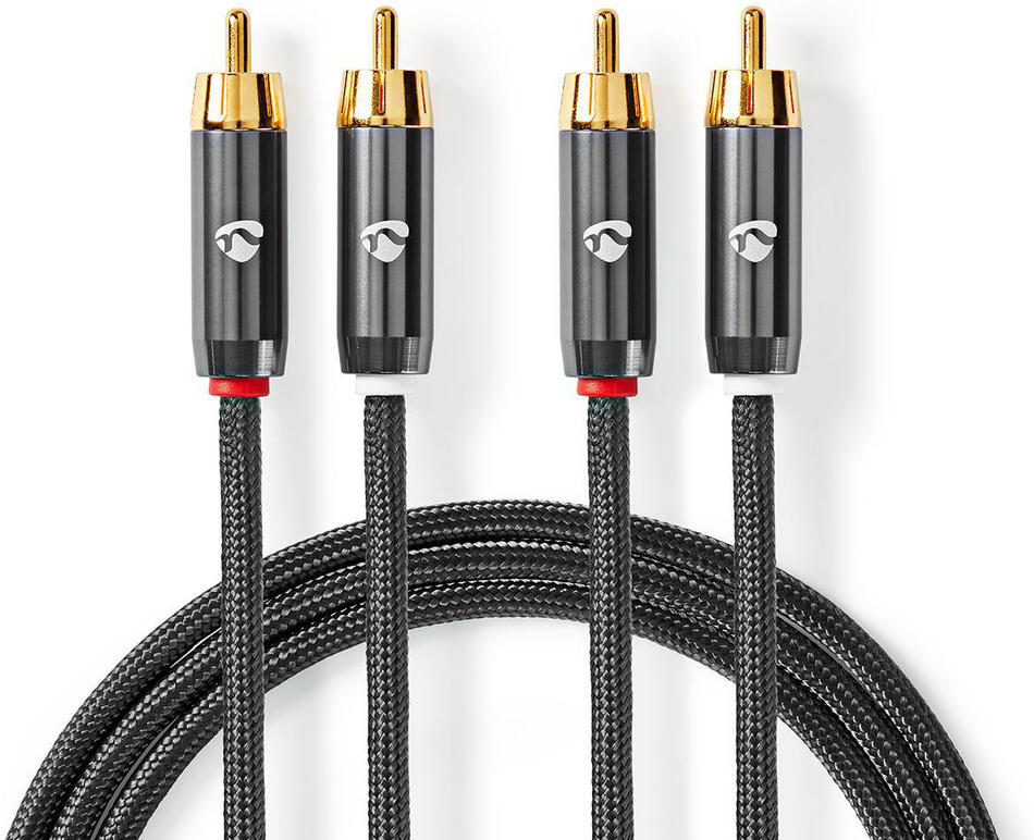Stereo Audio Kabel NEDIS CATB24200GY20