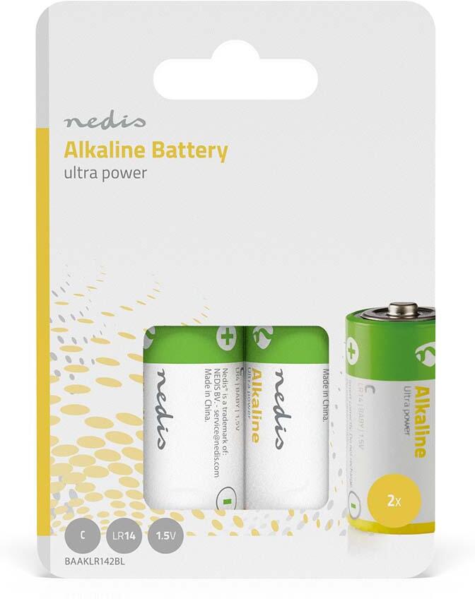 Alkalická Baterie C NEDIS BAAKLR142BL