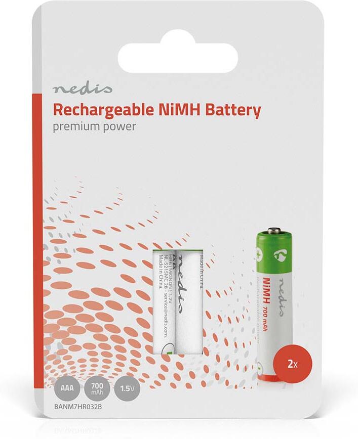 Dobíjecí Ni-MH baterie AAA NEDIS BANM7HR032B