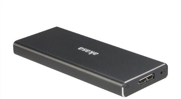 AKASA USB 3.1 externí rámeček pro M.2 SSD (AK-ENU3M2-BK)