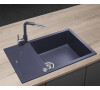 Granitový dřez Concept DG05L60dg Linea, tmavě šedý