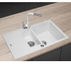 Granitový dřez Concept DG205C60wh Cubis, bílý