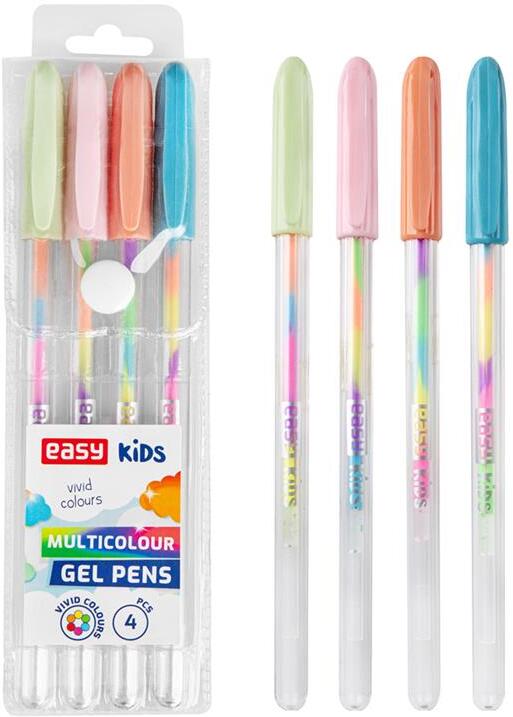 EASY Kids MULTICOLOUR Sada vícebarevných gelových per, 4 ks