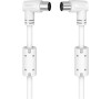 Hama anténní kabel 90 dB 5 m, kolmé konektory