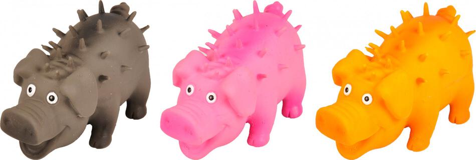 Flamingo Hračka latexové prase pro psy 10 cm