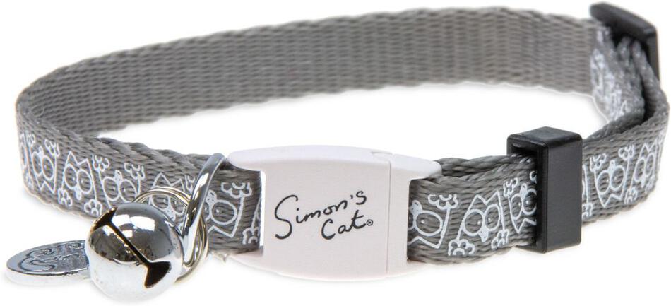 Karlie Simon's Cat Obojek šedý pro kočky 20-30cm x 10mm