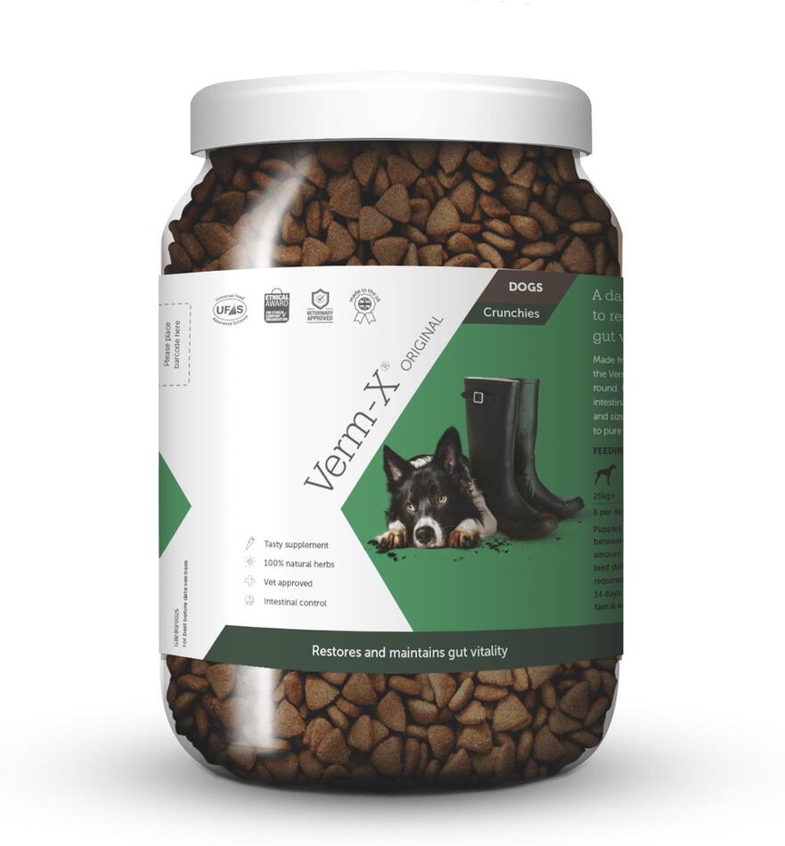 Verm-X Přírodní granule proti střevním parazitům pro psy 650g