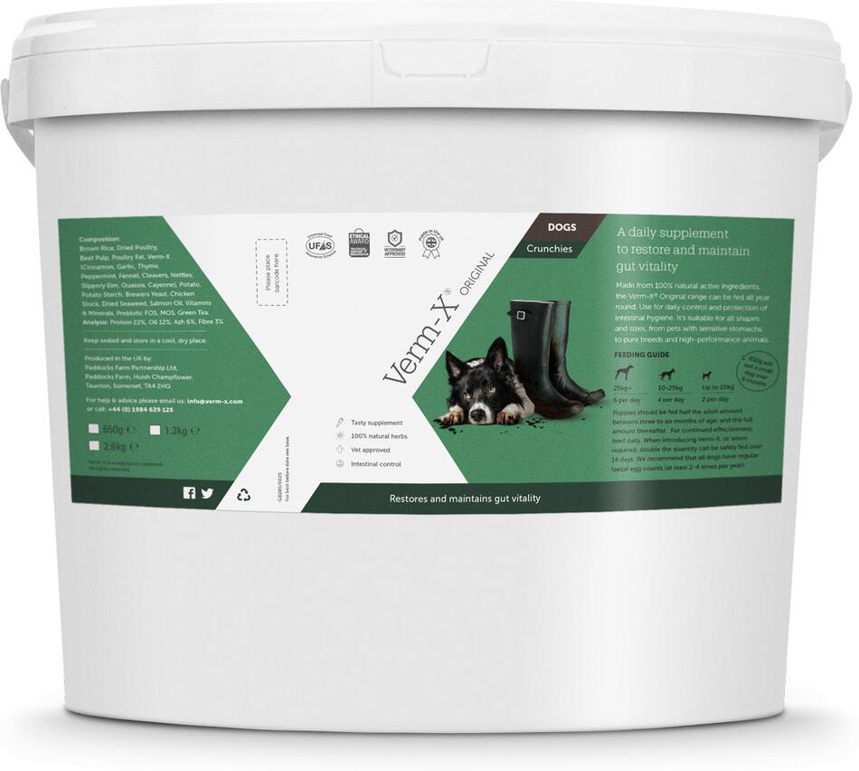 Verm-X Přírodní granule proti střevním parazitům pro psy 2,6kg