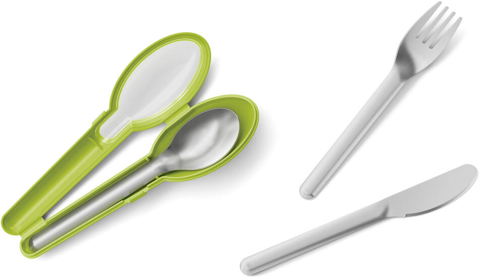 Příborová sada Tefal Master Seal TO GO N1071810 zelená