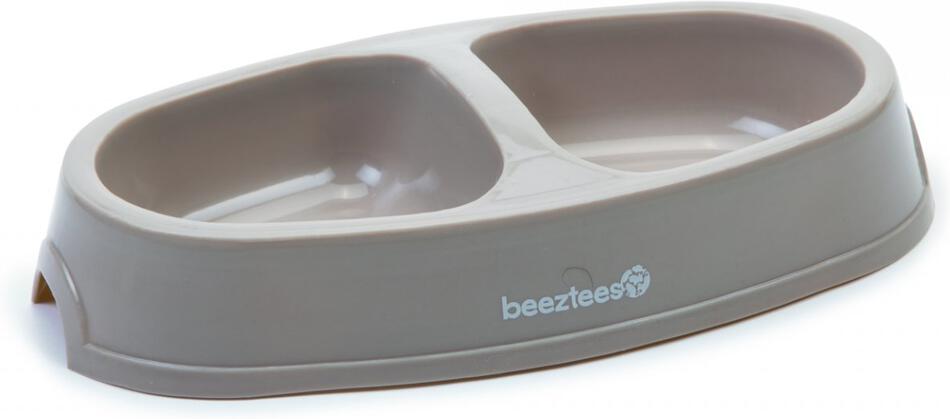 Beeztees Miska pro kočky béžová 2x0,15l