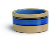 Beeztees Miska pro kočky STRIPES modrá 11,5cm