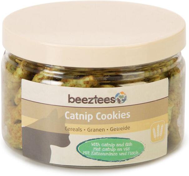 Beeztees Pamlsky Catnip s lososem pro kočky 55g