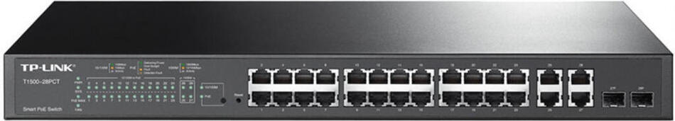 TP-Link OMADA switch SL2428P (24x100Mb/s, 2xGbE, 2GbE/2xSFP combo, 24xPoE+, 250W)