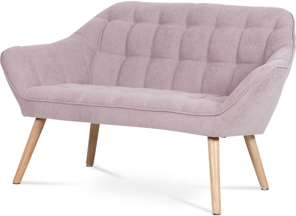 Dvoumístná pohovka, růžová, látka, AK-322 PINK2 Autronic