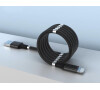 Magnetický samonavíjecí USB nabíjecí kabel (Lightning) (90 cm)
