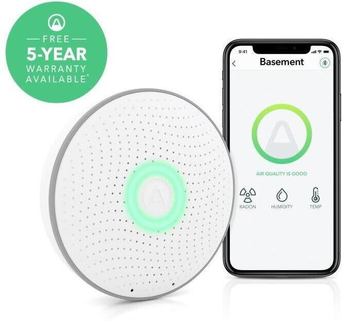 Detektor radonu Airthings Wave 2nd GEN