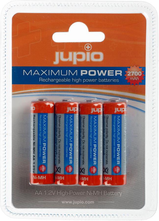 Baterie Jupio AA 2700 mAh (tužkové) 4ks, dobíjecí