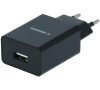SWISSTEN SÍŤOVÝ ADAPTÉR SMART IC 1x USB 1A POWER + DATOVÝ KABEL USB / MICRO USB 1,2 M ČERNÝ