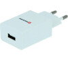 SWISSTEN SÍŤOVÝ ADAPTÉR SMART IC 1x USB 1A POWER + DATOVÝ KABEL USB / LIGHTNING 1,2 M BÍLÝ