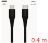 NABÍJECÍ KABEL SWISSTEN USB-C / MICRO USB 0,4 M ČERNÝ