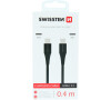 NABÍJECÍ KABEL SWISSTEN USB-C / USB-C 0,4 M ČERNÝ