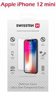 OCHRANNÉ TEMPEROVANÉ SKLO SWISSTEN PRO APPLE IPHONE 12 MINI RE 2,5D