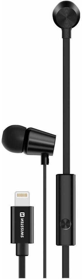 SLUCHÁTKA SWISSTEN EARBUDS DYNAMIC LIGHTNING YS500 ČERNÁ
