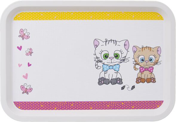 Servírovací dětský tác KOCOUŘI 30,5x21 cm Orion