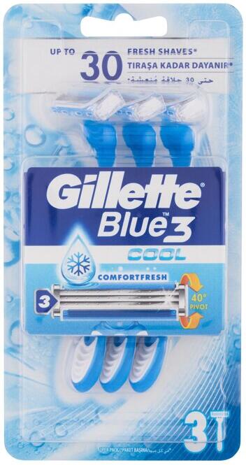 Holicí strojek Gillette Blue3 Cool, 3 ml
