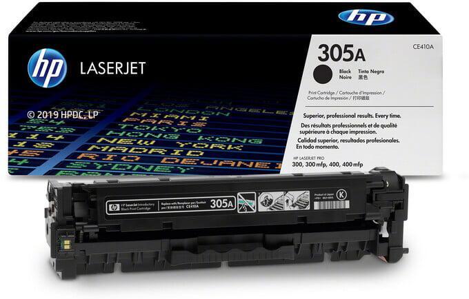 HP Inc. HP 305A Black LJ Toner Cart, CE410A (2,090 pages)