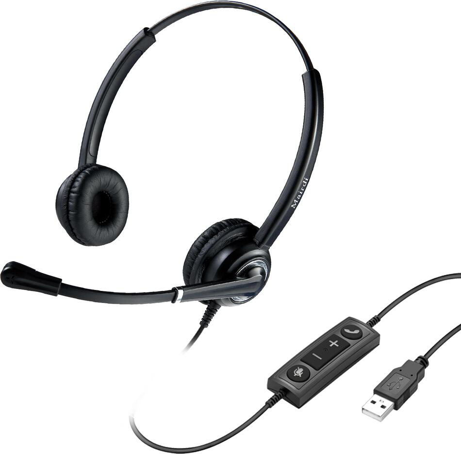 WELL Mairdi MRD-612D USB, náhlavka, dvouušní (10001427)