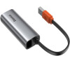 Baseus Steel Cannon USB - LAN, Gigabit network adapter (grey)