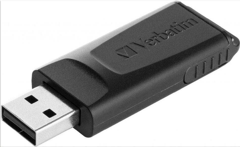 VERBATIM Flash disk Store 'n' Go Slider/ 32GB/ USB 2.0/ černá (98697)