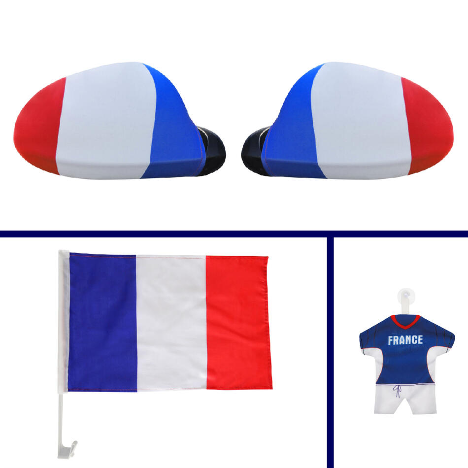 Fan sada Francie 001 Car Pack SPORTTEAM®