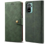 Lenuo Leather pro Xiaomi Redmi Note 10, zelené