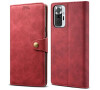Lenuo Leather pro Xiaomi Redmi Note 10 Pro, červené