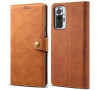 Lenuo Leather pro Xiaomi Redmi Note 10 Pro, hnědé