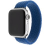 Elastický nylonový řemínek FIXED Nylon Strap pro Apple Watch 42/44/45/49mm, velikost XL, modrý