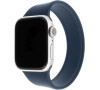 Elastický silikonový řemínek FIXED Silicone Strap pro Apple Watch 38/40/41mm, velikost S, modrý