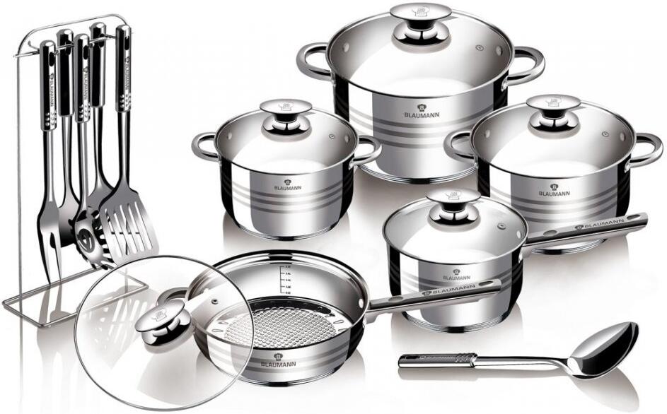 Sada nádobí BLAUMANN Jumbo Gourmet Line BL-3133, 17 ks