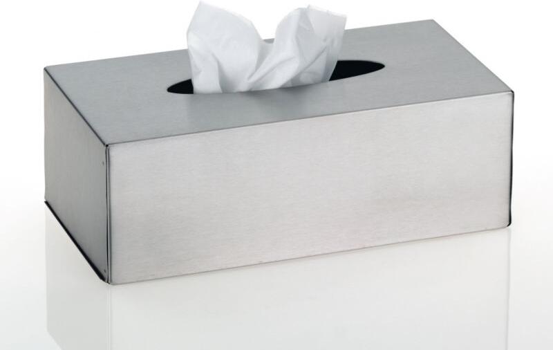 KELA Kosmetický box na kapesníky CLEAN nerezová ocel KL-18948
