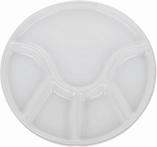 KELA Fondue talíř ANNELI bílá 21,5 cm KL-67403